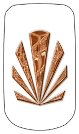 DAROYAL 602 CP WT Copper Sunburst White Background copy